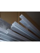 Алюминиевый швеллер 10x8x1,5мм. профиль п-образный анодированный и без покрытия