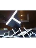 Алюминиевый тавр 20x40x2мм. анодированный и без покрытия