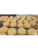 Полусфера антипарковочная бетонная 600х320 мм. жолтий цвет.
