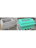 Цветочница уличная бетонная К-5 110 кг 775441