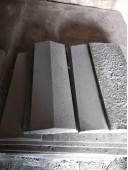 Крышка на столбик забора бетонная 550550мм. шагрень любой цвет