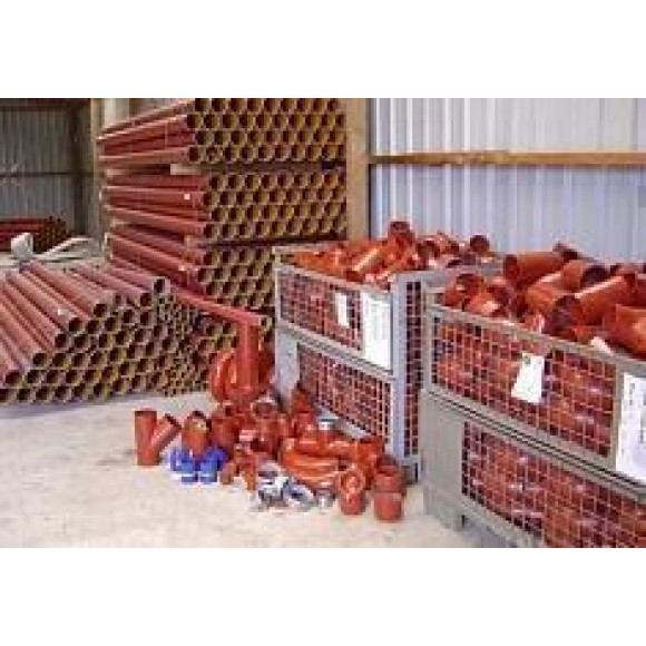 Универсальное переходное соединение труби чугунной KONFIX - 100